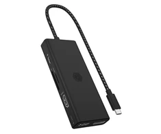 RaidSonic Icy Box IB-DK4011-CPD 7-in-1 USB Type-C prijungimo stotis su triguba vaizdo išvestimi