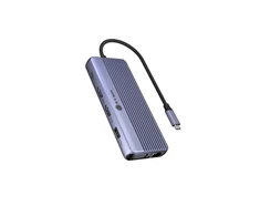 „Raidsonic Icy Box“ kelioninis dokas 12 viename, 3 vaizdo išvestys (2 HDMI + 1 VGA) | IB-DK4062-CPD