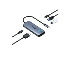 RaidSonic ICY BOX Spade Dock 4081 5w1 | 1x HDMI 4K@60Hz |2x USB-A |1x USB-C| 1x USB-C PD 100W