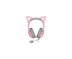 Razer Kraken Kitty V2 žaidimų ausinės, su laidu, mikrofonu, Rožinės spalvos