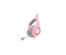 Razer Kraken Kitty V2 žaidimų ausinės, su laidu, mikrofonu, Rožinės spalvos