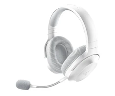 Belaidės žaidimų ausinės Razer Barracuda X Mercury, baltos spalvos
