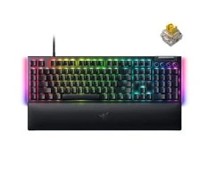 Razer | BlackWidow V4 | Mechaninė klaviatūra žaidimams | su laidu | RGB LED pašvietimas | US | Geltona Switches | Juodas