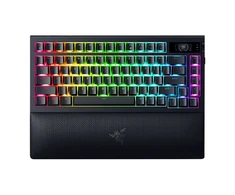 Razer | BlackWidow V4 Pro 75% | Mechaninė klaviatūra žaidimams | 4K Hz Wireless | US | Juodas | Oranžinis Tactile Switches Gen‑3 | Belaidė jungtis