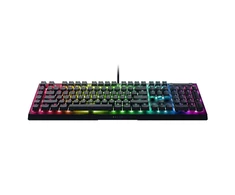 Mechaninė žaidimų klaviatūra Razer BlackWidow V4 X, US išdėstymas, geltonas jungiklis, su laidu, Juodos spalvos