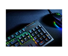 Mechaninė žaidimų klaviatūra Razer BlackWidow V4 X, US išdėstymas, geltonas jungiklis, su laidu, Juodos spalvos
