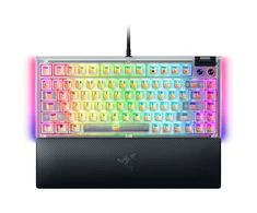 Razer Hot-swappable Mechaninė klaviatūra žaidimams | BlackWidow V4 75% | Klaviatūra žaidimams | su laidu | US | Razer Mechaninė Switches (Tactile) | Phantom Baltas Edition