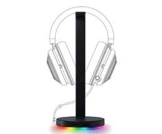 Ausinių stovas Razer Base Station V2 Chroma Quartz Edition, Juodas