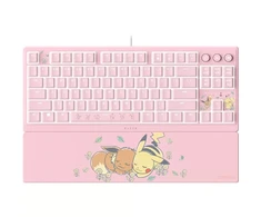 Razer Ornata V3 Tenkeyless | Klaviatūra žaidimams | su laidu | US | Razer Mecha-Membrane Switches | Riešo atrama | Pikachu Eevee Edition