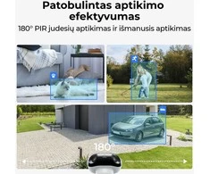 Akumuliatorinė kamera Reolink Argus B740X, 4K, 180°, Wi-Fi 6
