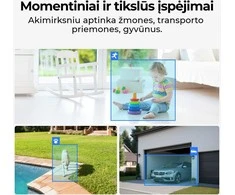 Akumuliatorinė kamera su saulės kolektoriumi Reolink Argus Series B310, 3 MP, Wi-Fi, microSD