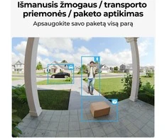 Išmanusis durų skambutis Reolink D340B su vaizdo funkcija ir 64 GB atminties kortele