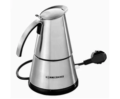 Kavos aparatas Rommelsbacher Espresso maker EKO 366/E Manual Electric moka pot, 365 W, Nerūdijantis plienas/ juodas