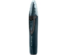 Rowenta Nose and Ear Trimmer | TN3011F0 | Cordless | Wet &amp; Dry | Juodas/Mėlyna