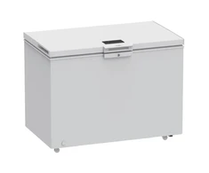 Whirlpool Šaldiklis | W3RHS30DW | Energy efficiency class D | Chest | Free standing | Height 85 cm | Total net capacity 308 L | Baltas | Ekranas