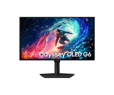 Monitorius Samsung Odyssey OLED G6 G61SH | 27 " | OLED | QHD | 16:9 | 240 Hz | 0.03 ms | 2560 x 1440 pikselių | 200 cd/m² | HDMI jungtys quantity 1 | Juodas