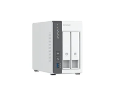 Serveris QNAP 2 skyrių 2,5 GbE NAS su integruotu NPU | TS-216G | ARM 4 branduolių | Cortex-A55 | Procesoriaus dažnis 2,0 GHz | 4 GB