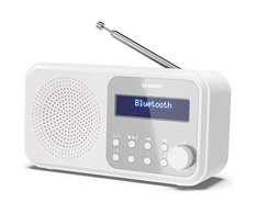 „Sharp DR-P420(WH)“ nešiojamasis skaitmeninis radijas „Tokyo“, FM/DAB/DAB+, „Bluetooth 5.0“, maitinamas per USB arba bateriją, „Snowy Baltas“ | „Sharp“ | Nešiojamasis skaitmeninis radijas „Tokyo“ | DR-P420(WH) | „Bluetooth“ | Baltas