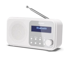„Sharp DR-P420(WH)“ nešiojamasis skaitmeninis radijas „Tokyo“, FM/DAB/DAB+, „Bluetooth 5.0“, maitinamas per USB arba bateriją, „Snowy Baltas“ | „Sharp“ | Nešiojamasis skaitmeninis radijas „Tokyo“ | DR-P420(WH) | „Bluetooth“ | Baltas