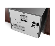 Muzikinis centras Sharp | Hi-Fi Micro System | XL-B517D(BR) | Brown | USB port | AUX in | Bluetooth | CD grotuvas | FM radio | Belaidė jungtis