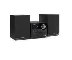 Muzikinis centras Sharp XL-B512(BK) Hi-Fi Micro System, CD/FM/USB/Bluetooth v5.0, 45W, Juodas | Sharp | Hi-Fi Micro System | XL-B512(BK) | Juodas | USB port | AUX in | Bluetooth | CD grotuvas | FM radio | Belaidė jungtis