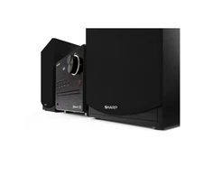 Muzikinis centras Sharp XL-B512(BK) Hi-Fi Micro System, CD/FM/USB/Bluetooth v5.0, 45W, Juodas | Sharp | Hi-Fi Micro System | XL-B512(BK) | Juodas | USB port | AUX in | Bluetooth | CD grotuvas | FM radio | Belaidė jungtis