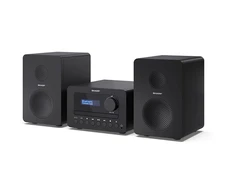 Muzikinis centras „Sharp XL-B520D(BK) Tokyo Hi-Fi mikro sistema 2.0, FM/DAB/DAB+/USB, CD, „Bluetooth 5.0“, „Aux-in“, Juodas | „Sharp“ | Tokyo Hi-Fi mikro sistema 2.0 | XL-B520D(BK) | „Bluetooth“ | Juodas