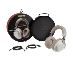 Premium Studijinės kokybės Ausinės Shure Aonic 50 SBH2350 su keičiamu triukšmo slopinimo lygiu, Balta