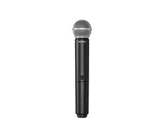Shure | Wireless Dual Vocal System with two SM58 | BLX288E/SM58 | Juodas | Yes | Belaidė jungtis