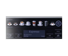 SIEMENS Kavos aparatas TE655203RW Slėgis 15 bar, Su pieno plakikliu, Automatinis, 1500 W, Juodas/ stainless steel