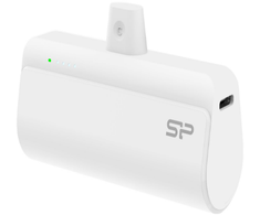 Silicon Power Bank | QD50 | 5000 mAh | USB-C | Baltas