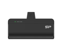 Silicon Power Bank | QD50 | 5000 mAh | USB-C | Juodas