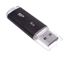 Silicon Power Ultima U02 4 GB, USB 2.0, Juodas