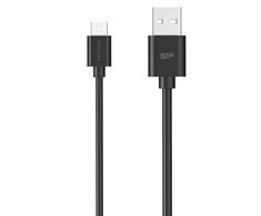 Silicon Power USB A iki Micro USB-B kabelis LK10AB Juodas
