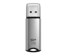 SILIKONIO MAITINIMO KOMPIUTERIS &amp; COMMUNICAT SILICON POWER atmintis USB Marvel M02 32GB USB 3.0 Sidabrinis