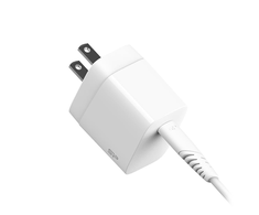 SILICON POWER COMPUTER &amp; COMMUNICAT SILICON POWER įkroviklis QM10 Quick Charge 18W USB Type-C + laidas USB-Lightning Baltas