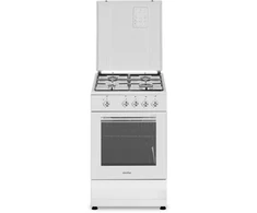 Viryklė Simfer | Cooker | 4401SGRBB.1 | Hob type Gas | Oven type Gas | Baltas | Plotis 50 cm | Gylis 55 cm | 49 L
