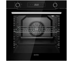 Orkaitė Simfer Oven | BI-81608P | 80 L | Multifuncional | Pyrolytic | Electronic | Steam function | Convection | Height 59.5 cm | Plotis 59.6 cm | Juodas