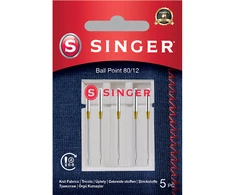 Singer Dainininkas | Rutulinė adata 80/12 5PK megztiems audiniams