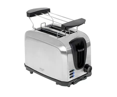Skrudintuvas Adler Toaster AD 3222 Power 700 W Number of slots 2 Housing material Nerūdijantis plienas Sidabrinis