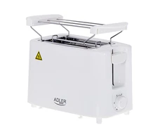 Adler | Skrudintuvas | AD 3223 | Galia 750 W | Lizdų skaičius 2 | Korpuso medžiaga Plastikas | Baltas