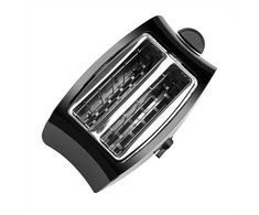 Skrudintuvas ETA | Toaster | ETA216690000 | Power 800 W | Number of slots 2 | Housing material Nerūdijantis plienas, plastikas | Juodas / Stainless Steel