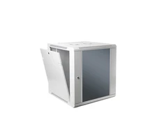 SOMI Networks | 22U, 19″ Network Wall Cabinet | 22U-60/45FPC | With Front Glass Doors; Unassembled | Gylis: 45 cm | Gray