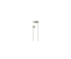 Belaidės į ausį įdedamos ausinės Sony WI-C100, Kreminės