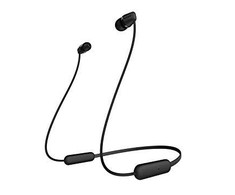 Belaidės į ausį įdedamos ausinės Sony WI-C200B, juodos