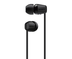 Belaidės į ausį įdedamos ausinės Sony WI-C200B, juodos