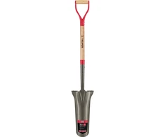 Kastuvas 40 cm su medine rankena 78 cm, plienine D formos rankena ir vidutinio dydžio laipteliais Truper®