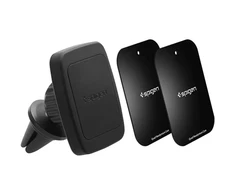 Spigen Tiekimas | Kuel H12 šešiašerdis magnetinis automobilio laikiklis | Juodas | Stiprus 6 dalių magnetas užtikrina stabilumą be likučių; Oro ventiliacijos guminis pagrindas suteikia visą priekinio stiklo vaizdą; 360° sukimosi funkcija patogiam žiūrėjimui; Lygus paviršius suteikia modernistinį dizainą; Suderinamas su bet kuriuo išmaniuoju telefonu.