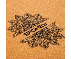 Spokey NIDRA Yoga Block, 7,5 x 15,2 x 22,5 cm, ruda, kamštiena