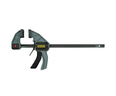 Stanley Tools FatMax XL paleidimo gnybtas 300 mm, STA083239 Stanley Tools FatMax XL trigerinis gnybtas turi tvirtą, termiškai apdorotą plieninį I sijos strypą, kuris užtikrina ilgalaikį tvirtumą ir patvarumą. Įrengtos nuimamos, minkštos žandikaulio plokštės su grioveliais, kad pagerintų sukibimą, ir įduba strypui ir apvalioms medžiagoms. Žandikaulis gali būti lengvai apverčiamas, kad taptų barstytuvu, nereikalaujant papildomų įrankių.